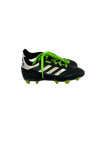 Used Adidas Goletto Yth 13 Soccer Cleats Black And Neon Green  11692-S000136998