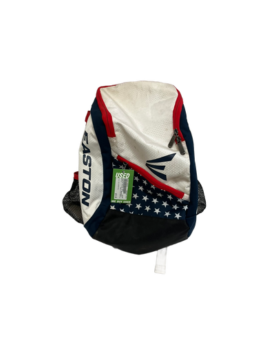 Used Easton R/W/B BACKPACK BB/SB Player Backpack White/Red/Navy 11692-S000138449