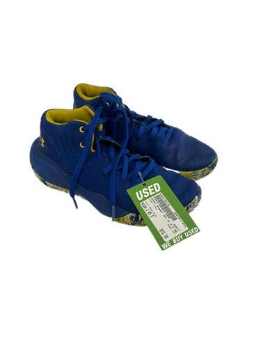 Used Under Armour JET Basketball Shoes Y Royal Blue Junior 05.5 11692-S000138132