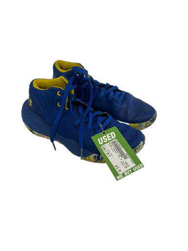 Used Under Armour JET Basketball Shoes Y Royal Blue Junior 05.5 11692-S000138132