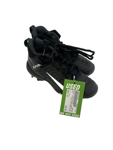 Used Nike ALPHA MENACE SHARK Jr FB Cleats Black Junior 01 11692-S000138160