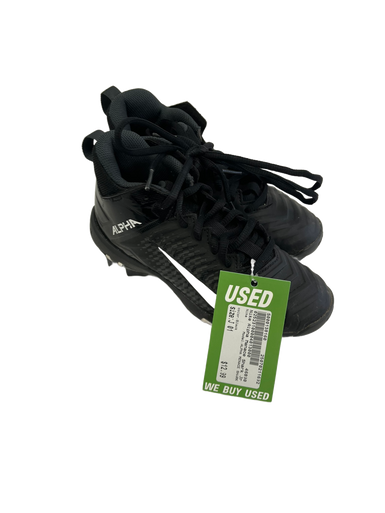 Used Nike ALPHA MENACE SHARK Jr FB Cleats Black Junior 01 11692-S000138160