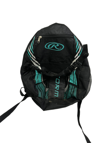 Used Rawlings STORM BACKPACK BB/SB Player Backpack Black 11692-S000138778