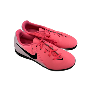 Used Nike PHANTOM GX Soccer Indoor Shoes White And Pink Junior 01.5 11692-S000138796