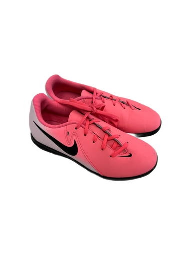 Used Nike PHANTOM GX Soccer Indoor Shoes White And Pink Junior 01.5 11692-S000138796