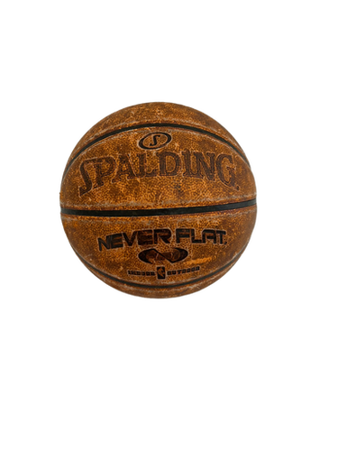 Used Spalding NEVER FLAT Basketball Adult Indoor 11692-S000138816