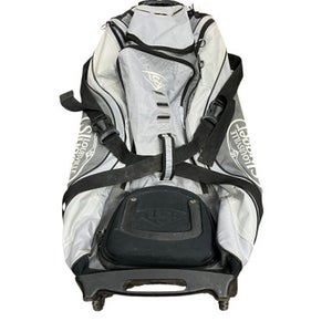 Used Louisville Slugger ROLLING BAG BB/SB Player Wheeled Bag Black 11833-S000164580