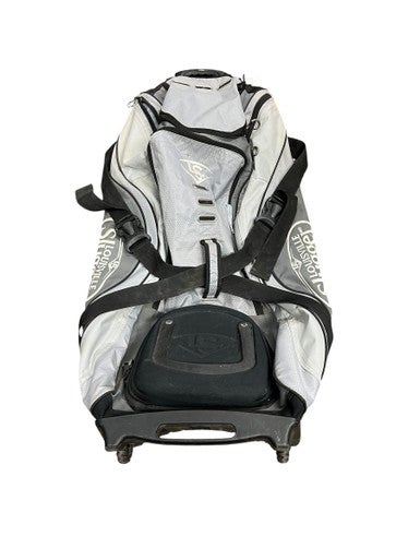 Used Louisville Slugger ROLLING BAG BB/SB Player Wheeled Bag Black 11833-S000164580
