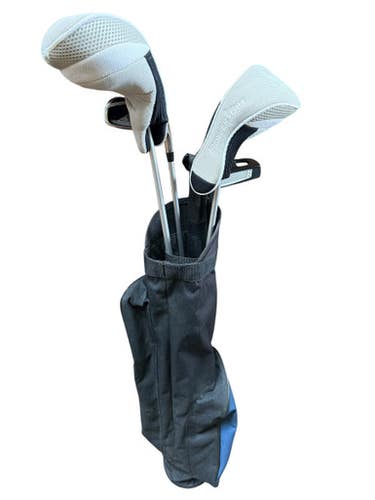Used Powerbilt JR SET 9-12 Jr Package Set RH Black 5 Piece 11833-S000164639