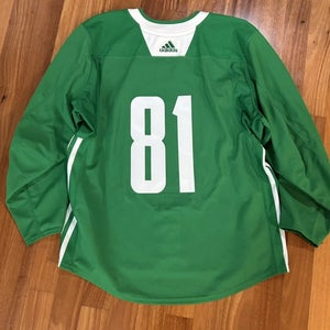 MiC Team Issued Used Worn Adidas Authentic Practice Jersey New York Rangers 54