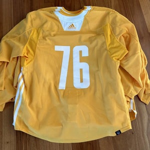 Jonny Brodzinski MiC Team Issued Used Worn Adidas Authentic Practice Jersey New York Rangers 56