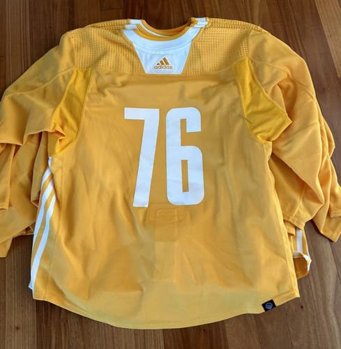 Jonny Brodzinski MiC Team Issued Used Worn Adidas Authentic Practice Jersey New York Rangers 56