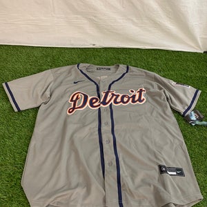 Gray XL Men's Nike Detroit Tigers Kerry Carpenter Jersey (New)