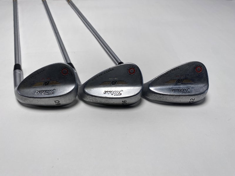 Titleist Vokey Spin Milled Chrome 2009 Wedge Set 52* 8 | 56* 14 | 60* 7 Mens RH