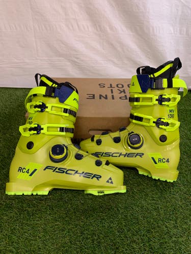 Men's Fischer RC4 130 MV BOA VAC GW Ski Boots Stiff Flex (New)