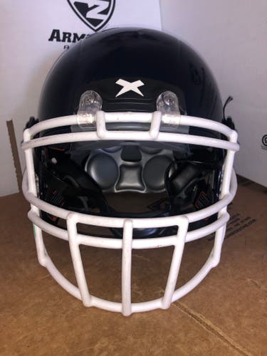 USED XENITH X2E+ YOUTH FOOTBALL HELMET - MEDIUM - NAVY