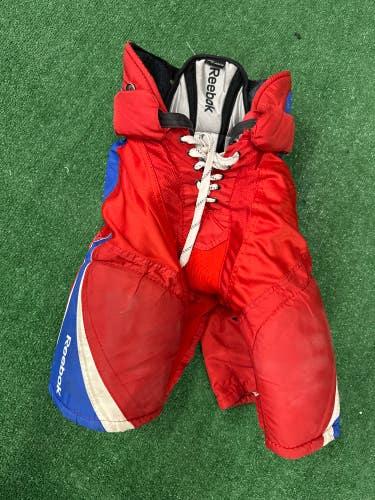 Red Senior Small Reebok 7k Hockey Pants (Used)
