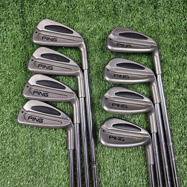 Ping S59 Black Dot Iron Set 3-PW True Temper Stiff Steel Shafts Right Handed RH
