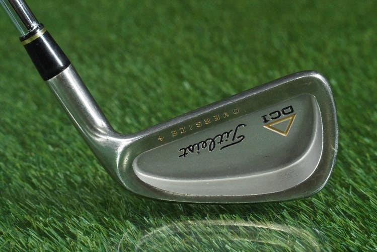 TITLEIST DCI OVERSIZE + 2 IRON TRI SPEC STEEL STIFF FLEX RH ~ L@@K!!