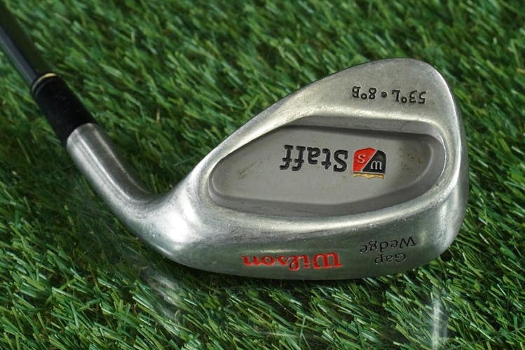 WILSON STAFF GAP / ATTACK / APPROACH WEDGE FIRESTICK STEEL RH 53 8 ~ ORIGINAL!