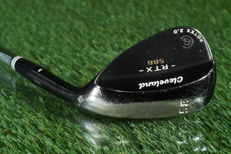 CLEVELAND RTX 588 LOB WEDGE ROTEX 2.0 TRUE TEMPER DYNAMIC GOLD WEDGE FLEX RH 58