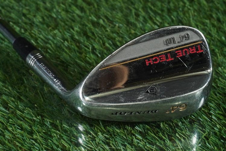 DUNLOP TRUE TECH HI LOB WEDGE POWERPOINT PLUS STEEL SHAFT RH 64 ~ SUPER NICE!