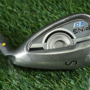 PING G SERIES SAND WEDGE "S" AWT 2.0 STEEL REGULAR FLEX YELLOW DOT RH ~ NICE!!