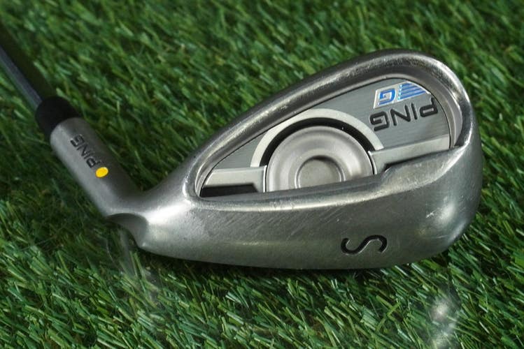 PING G SERIES SAND WEDGE "S" AWT 2.0 STEEL REGULAR FLEX YELLOW DOT RH ~ NICE!!