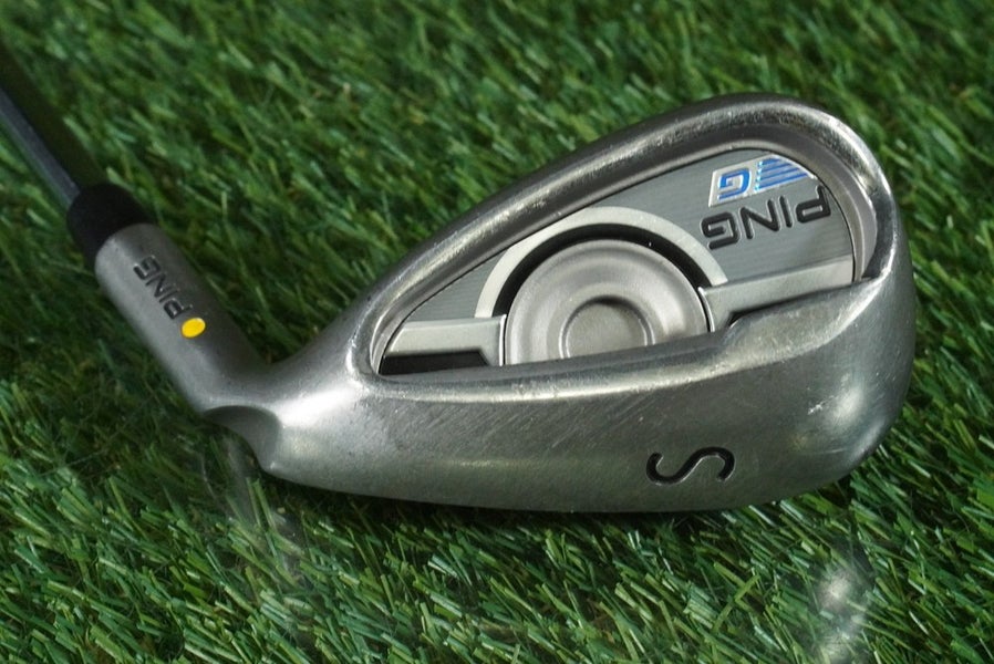 PING G SERIES SAND WEDGE "S" AWT 2.0 STEEL REGULAR FLEX YELLOW DOT RH ~ NICE!!