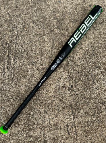 Black Easton Rebel Alloy Bat (-6) Alloy 28 oz 34" (Used)