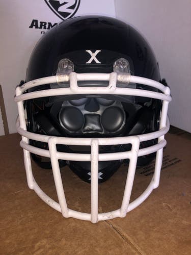 USED XENITH X2E+ YOUTH FOOTBALL HELMET - MEDIUM - NAVY