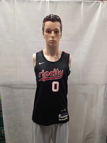 NWOT Portland Trail Blazers Damian Lillard City Editon Jersey Nike S 40 NBA