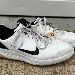 White Men's Size M 12.0 (W 13.0) Nike Infinity G Golf Shoes (Used)