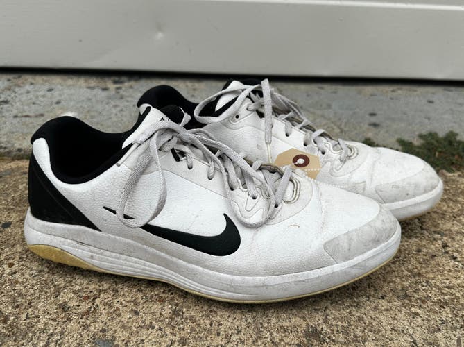 White Men's Size M 12.0 (W 13.0) Nike Infinity G Golf Shoes (Used)