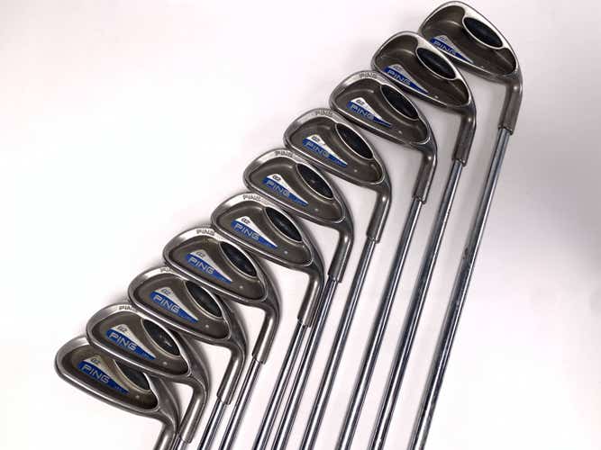 Ping G2 Iron Set 3-PW+SW+LW Silver Dot Regular Steel Mens RH