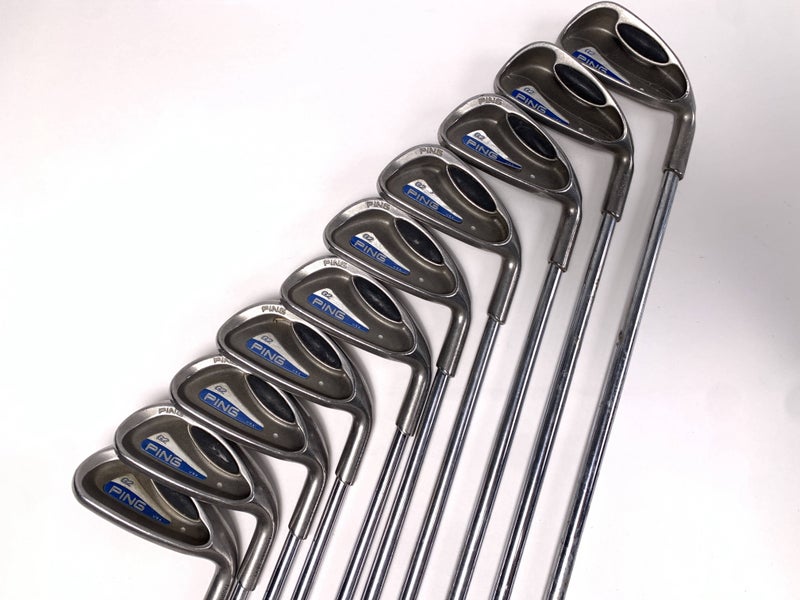 Ping G2 Iron Set 3-PW+SW+LW Silver Dot Regular Steel Mens RH