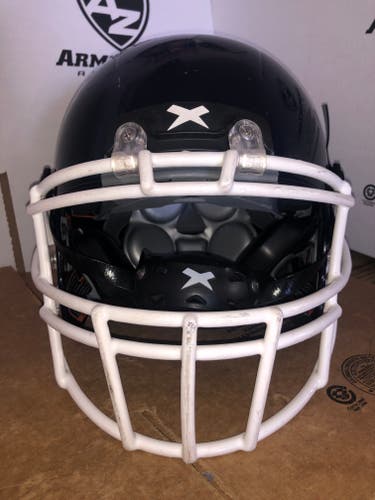 USED XENITH X2E+ YOUTH FOOTBALL HELMET - MEDIUM - NAVY