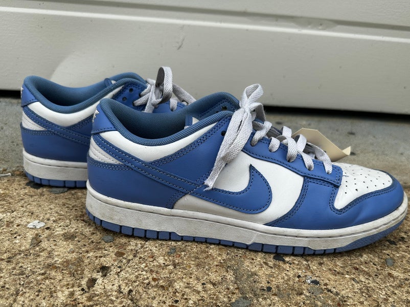 Adult Nike Dunk Low Shoes Polar Blue Unisex Size M 9.5 (W 10.5) Used