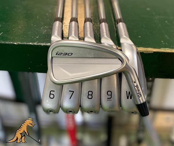 Used Ping i230 Black Dot Iron Set 5-PW KBS $-Taper 125g Steel
