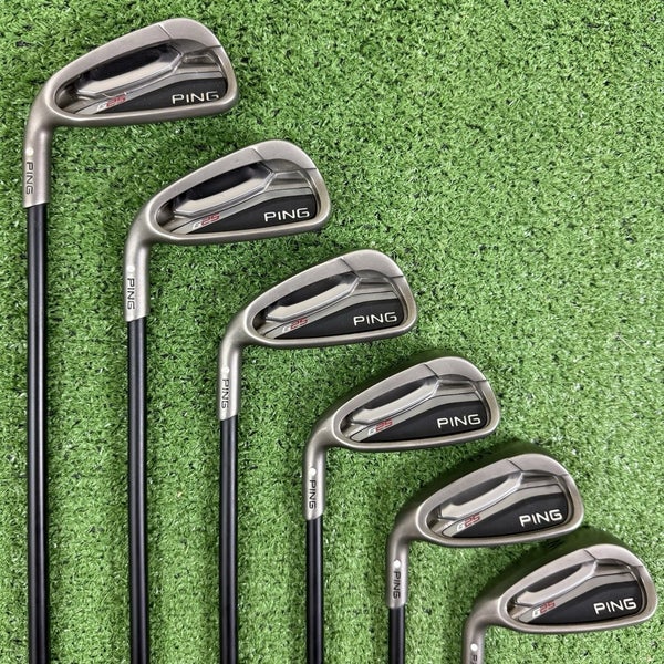 Ping G25 White Dot Iron Set 5-PW Regular Flex TFC 189 Left Handed +1/2 Long