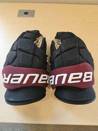 Union College Bauer Mach Gloves 13" Pro Stock (Used)