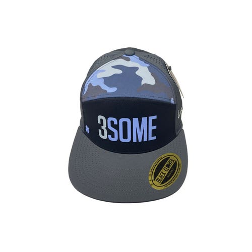NEW Black Clover Live Lucky 3 Some Blue/Grey Adjustable Snapback Golf Hat/Cap