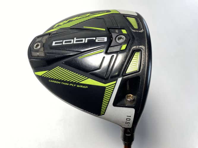 Cobra RAD Speed Driver 10.5* Aldila NVS Orange 55g Regular Graphite Mens RH