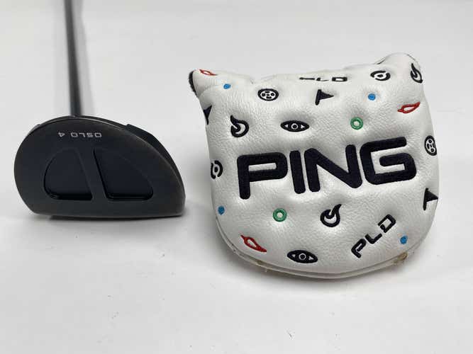Ping PLD Milled Oslo 4 Matte Black Putter 35" Black Dot Mens RH HC