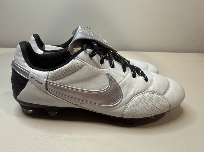 Size 7 Men’s Nike Premier 3 FG Phantom Silver Black Soccer Cleats