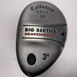Callaway Big Bertha Heavenwood 3 Hybrid 20* RCH 75w Regular Graphite Mens LH