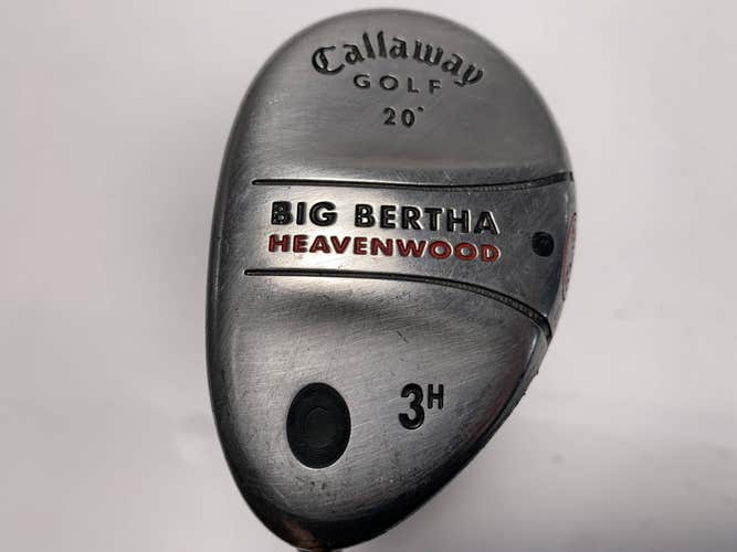 Callaway Big Bertha Heavenwood 3 Hybrid 20* RCH 75w Regular Graphite Mens LH