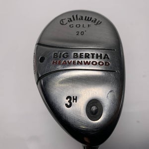 Callaway Big Bertha Heavenwood 3 Hybrid 20* RCH 75w 75g Regular Graphite Mens RH