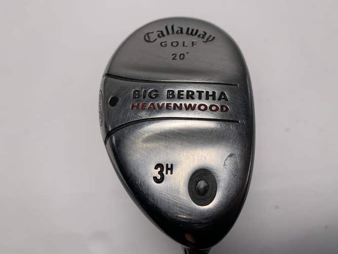 Callaway Big Bertha Heavenwood 3 Hybrid 20* RCH 75w 75g Regular Graphite Mens RH