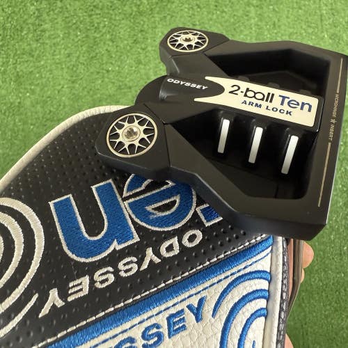 Odyssey 2-Ball Ten Armlock Putter 42" Right Handed With Headcover Mint